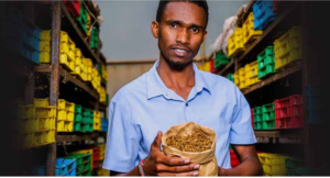 Nicholas Ndekei is a youthful farmer earning a living from what some may consider an unpleasant business.