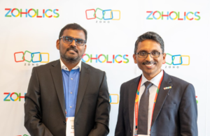 Zoho Kenya country head Veerakumar Natarajan and Zoho MEA operations president Hyther Nizam