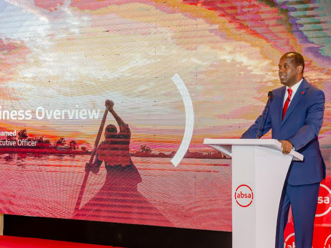 Absa Bank Kenya Managing Director Abdi Mohamed at a recent event.