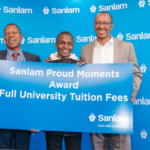 Joy as Bright, Needy Student Receives University Scholarship From Sanlam