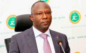 IEBC chairperson Erastus Ethekon during a interview. PHOTO/IEBC Selection Panel