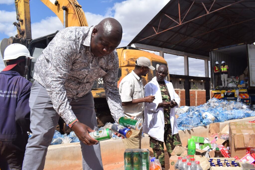 KRA Destroys Illicit Goods Worth KSh 218 Million in Nationwide Multi-Agency Crackdown