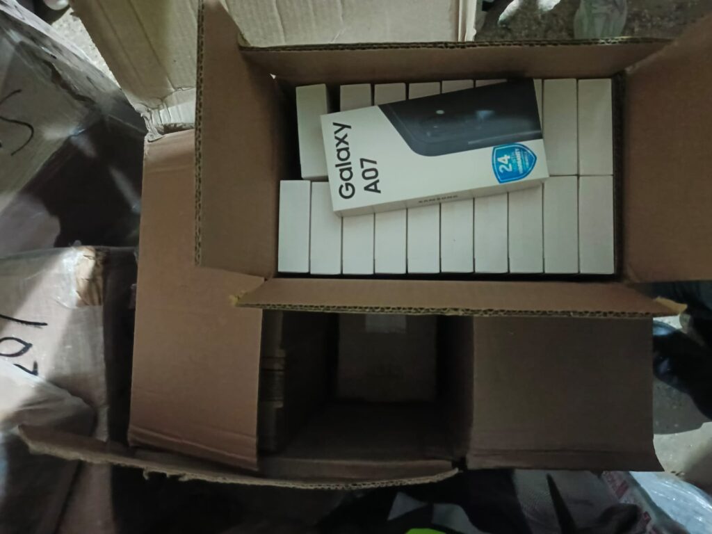 Phones seized by KRA
